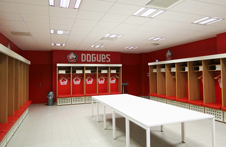 Vestiaire du LOSC